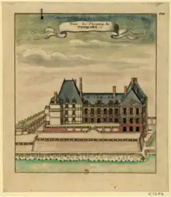 View of the renaissance castle