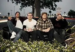 Press shot from V&T era (in the middle of the road across from Chain Reaction)