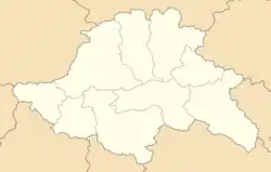 Administrative map of the Tiflis Governorate