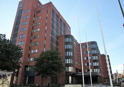 The main building of Statistics Finland in Kalasatama