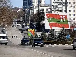 A street in central Tiraspol