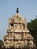 Shikhara with detailed carving, Kuntahavai Jain Temple