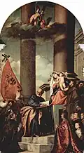 Pesaro altarpiece, 1521–26, Santa Maria Gloriosa dei Frari, Venice
