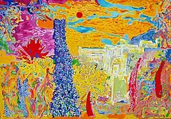 Tjaša Iris, Capri, acryl on canvas, 90 x 120 cm, 2005