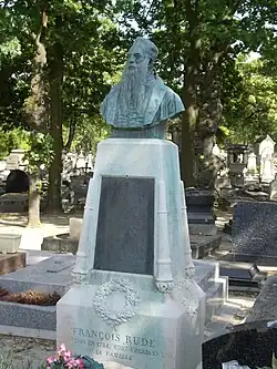 Rude's tomb in the Montparnasse cemetery, division 1.