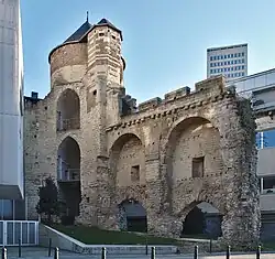 The Anneessens Tower or Angle Tower, inside view