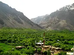 village view from the Trespone Imambara