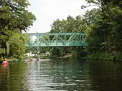 The Triglawbrücke bridge at Hessenwinkel