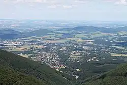 Trojanovice seen from Radhošť