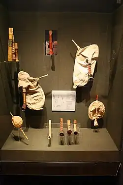 Various forms of the Tsampouna, found in the Greek islands