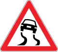Slippery road