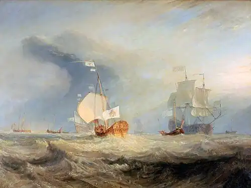 Van Tromp's Barge Entering the Texel by J.M.W. Turner
