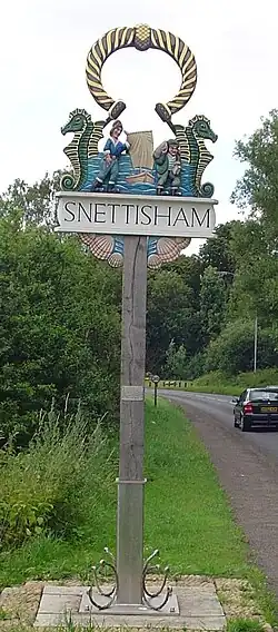Village sign