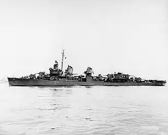 USS Jenkins (DD-447) off Mare Island on 15 Jan 1944