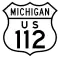 US Highway 112 marker