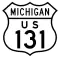 Bypass US Highway 131 marker