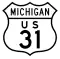 Business US Highway 31 marker