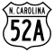 U.S. Highway 52A marker