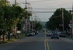 US Routes 6 and 209 as they pass through Matamoras.