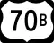 U.S. Highway 70B marker