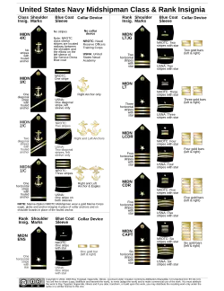 United States Naval Academy/NROTC Rank Structure