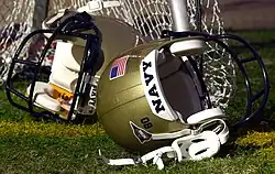 U.S. Navy football helmets
