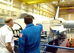 Shuttle simulator in Building 9 in 2006