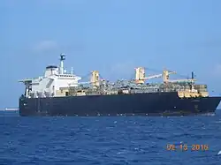 USNS 2nd Lt. John P. Bobo (T-AK-3008) off the coast of Saipan