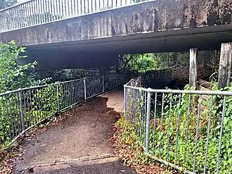 The underpass at Fairfield Road, Fairfield