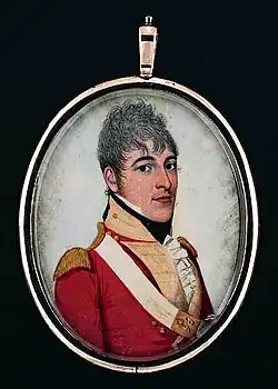 Unidentified Officer of the 96th Regiment Attributed to Frederick Buck