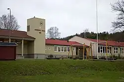 View of the village school