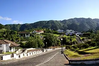 The Furnas Valley and town