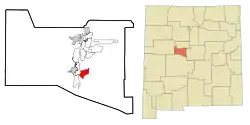 Location of Rio Communities, New Mexico