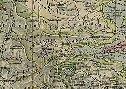 The valley of Spercheios with Ainis (Aeniania).