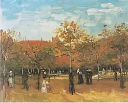Strollers in the Bois de Boulogne (1886), by Vincent van Gogh