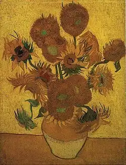 Vase with Fifteen Sunflowers (Arles, January, 1889) Van Gogh Museum, Amsterdam