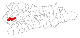 Location in Călărași County