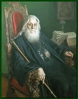 Portrait of Bishop Basil (Rodzianko) by Aleksandr Maksovich Shilov