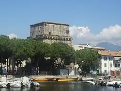 Torre Matilde and the Marina of Lucca.