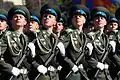 Air Force Cadets during the 2012 Moscow Victory Day Parade wearing the former dress uniform