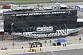 View of Victory Lane from a skybox