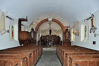 Interior of the church