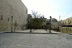 The external courtyard