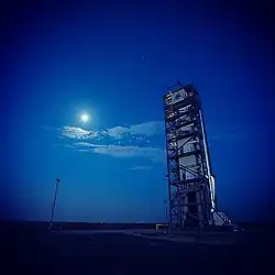 Gantry at Pad 0B on Sept. 4, 2013.