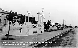 España Boulevard in Villa María