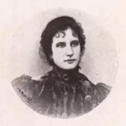 Illustration of the Portuguese feminist activist Vírginia da Fonseca.