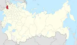 Location in the Russian Empire