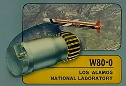 A W80-0 SLCM cruise missile warhead