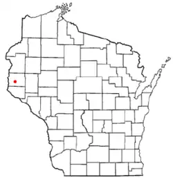 Location of Warren, St. Croix County, Wisconsin