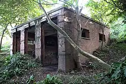 Bomb stores at West end of Fort Road